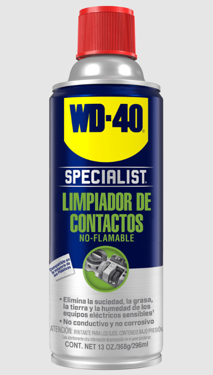 WD-40 13 OZ SPECIALIST LIMPIADOR DE CONTACTOS NO FLAMABLE (560088) 