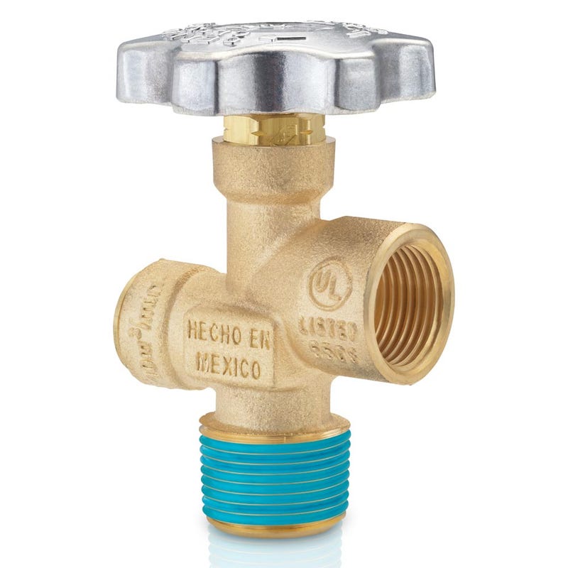 IUSA VÁLVULA P/CILINDRO DE GAS L.P. LATÓN (221272)