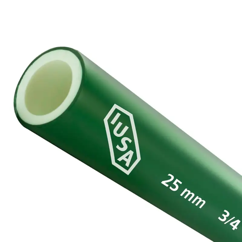 IUSA C/20 TUBOS PPR VERDE  1" X 4M $194.97 PZ (223800)
