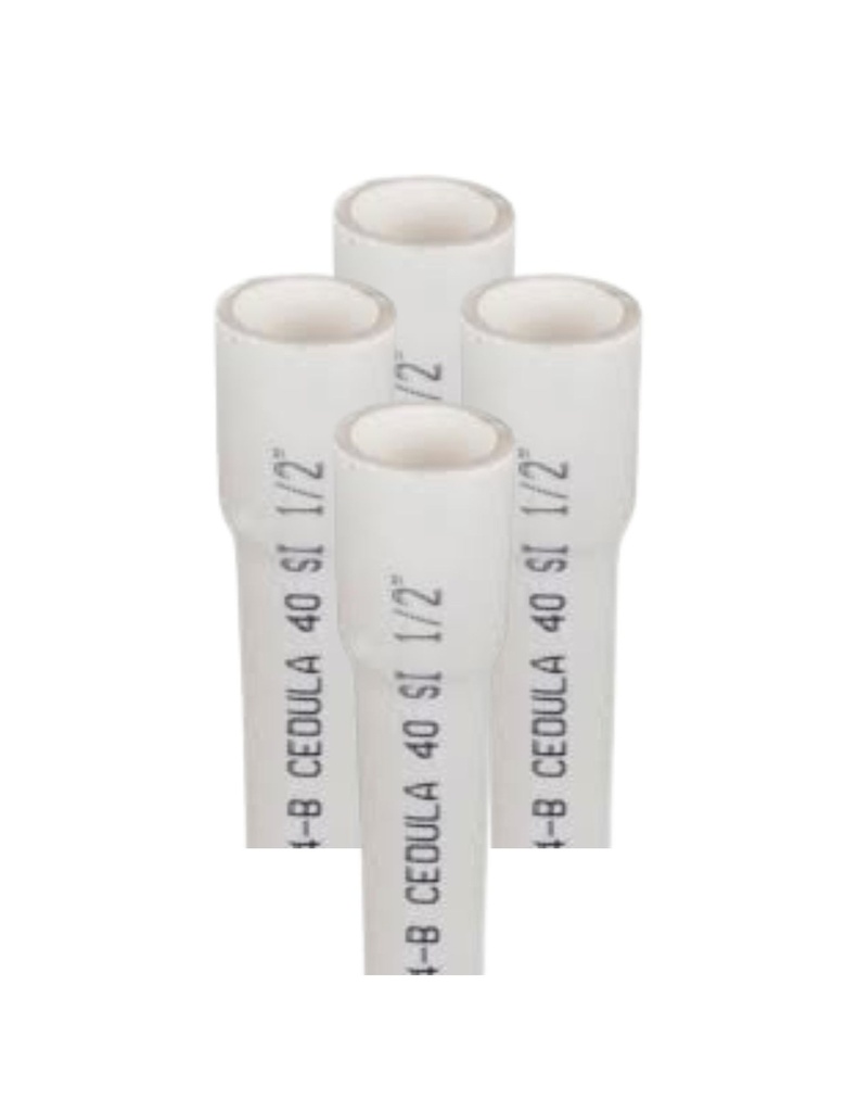 IUSA C/10 TUBOS PVC C/CAMPANA 3/4" X 6M $104.59 (616817)
