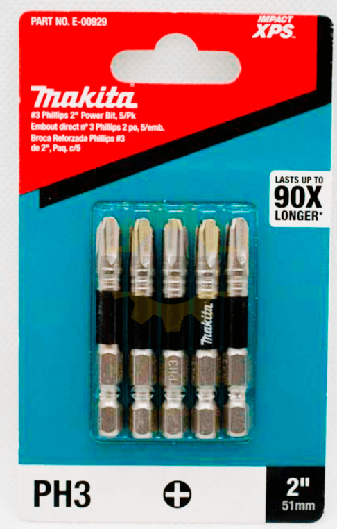 PUNTA MAKITA PH3 X 2" IMPACTXPS C/5PZ (T-05125)