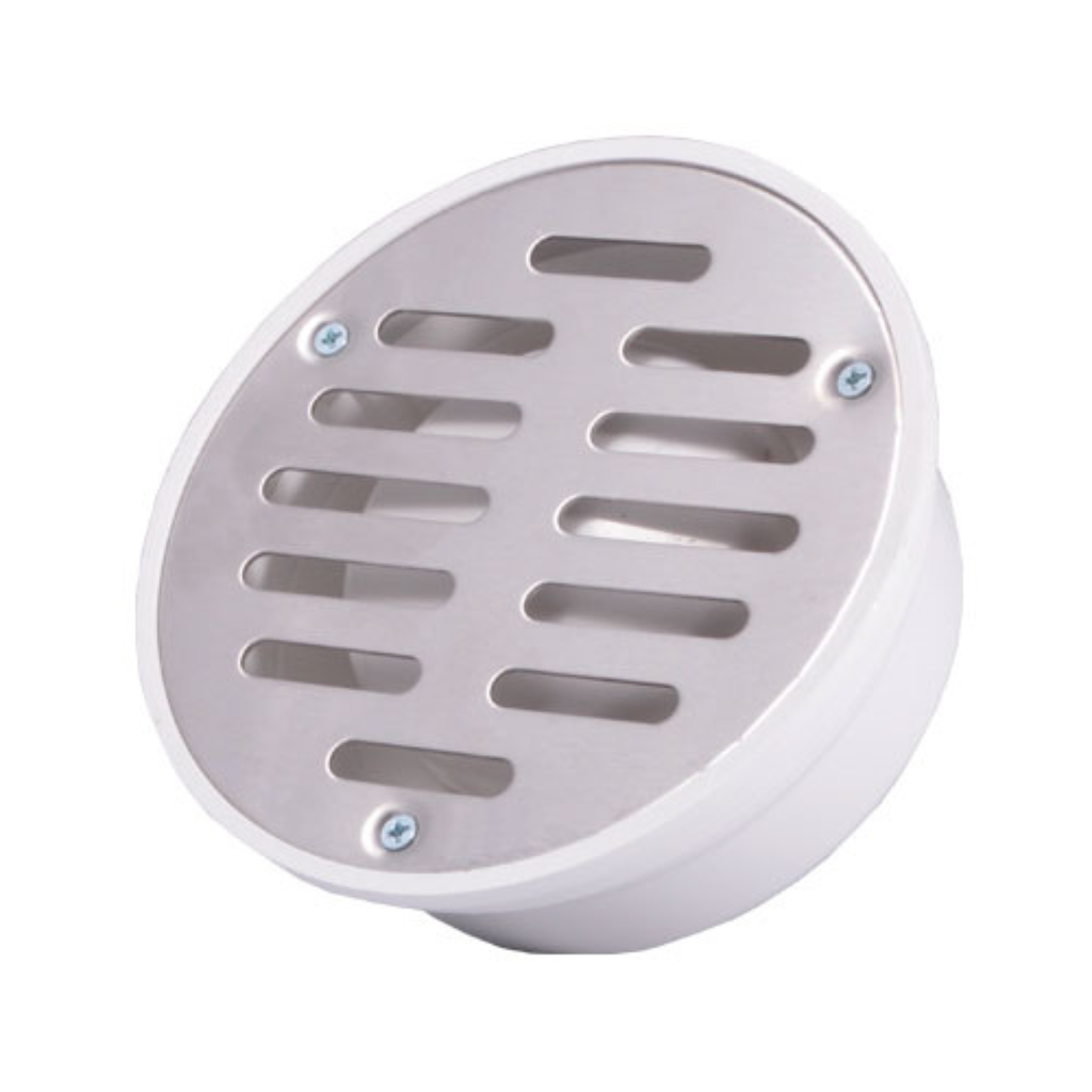 COFLEX COLADERA UNIVERSAL BLANCA C/REJILLA ACERO DE INOXIDABLE (PC-102)
