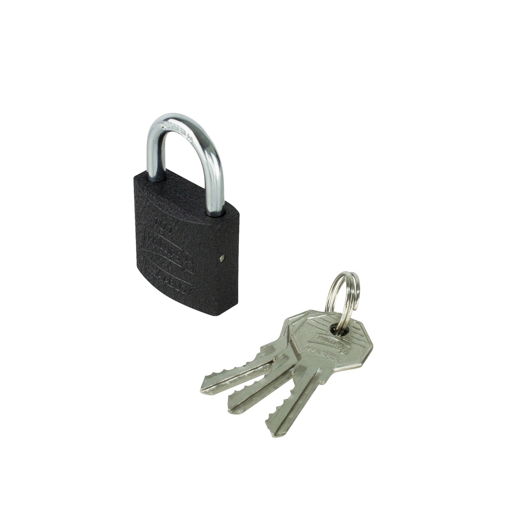 CANDADO PHILLIPS 101 HIERRO GANCHO CORTO NEGRO BLSITER (MX7175)(H)