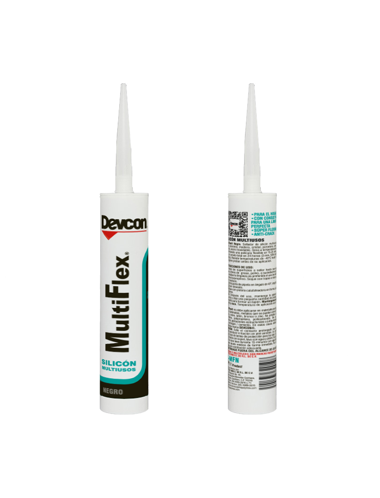 DEVCON SILICÓN MULTIFLEX NEGRO 280ML (C-MFN)