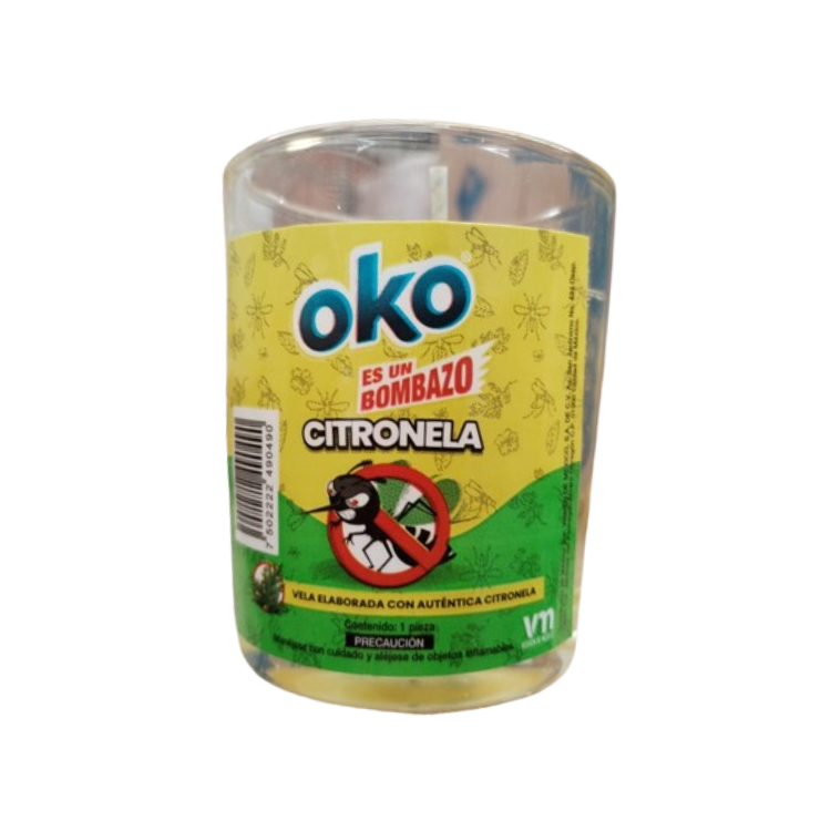 OKO VELA CON CITRONELA 160 GR