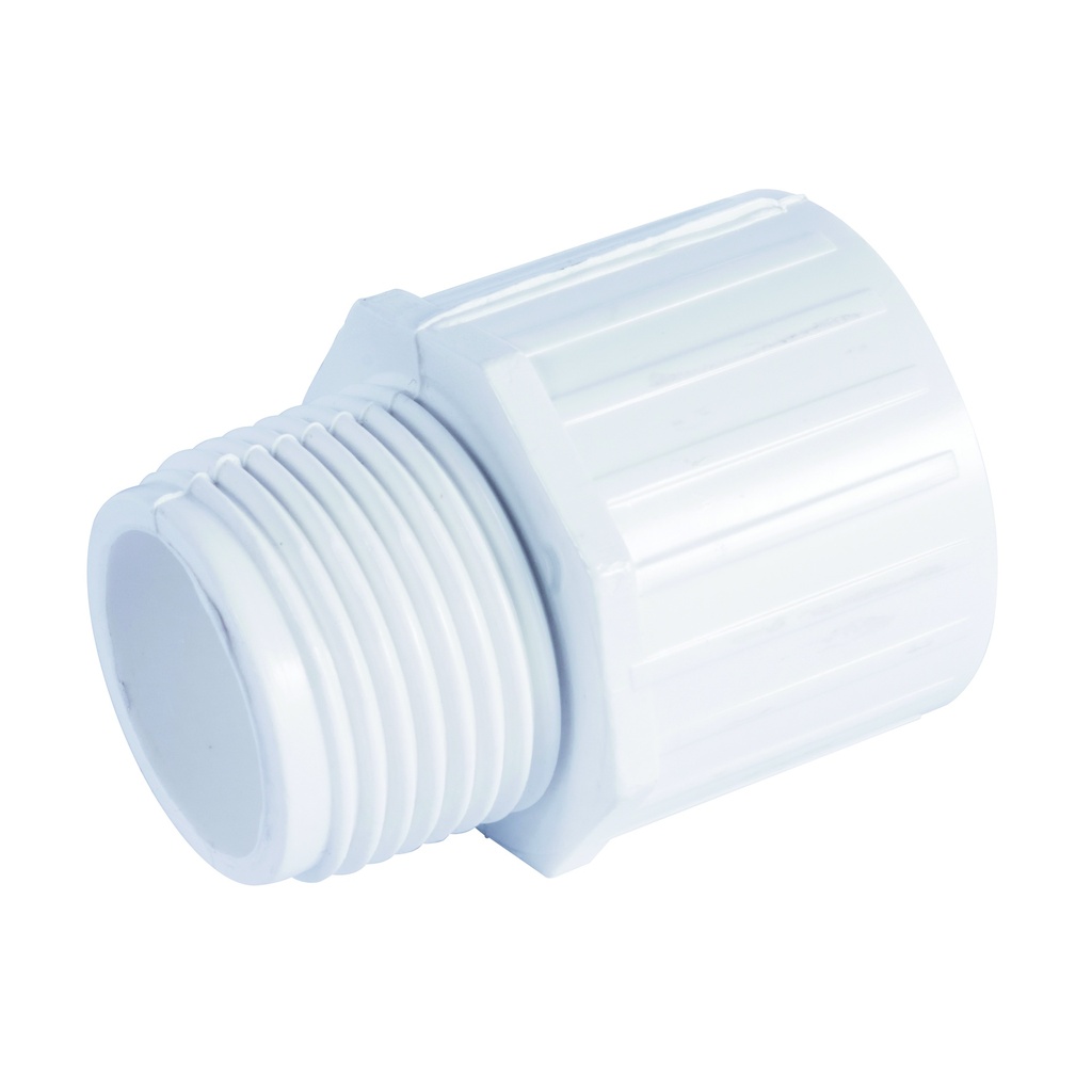 IUSA ADAPTADOR MACHO PVC C-40 1-1/2"(38MM) (615349)