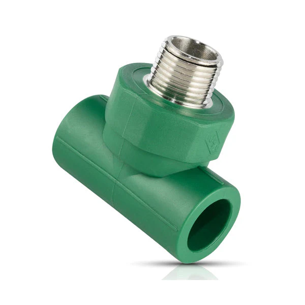 IUSA TEE MACHO PPR 20MM X 20MM X 1/2" NPTM (616395)(H)