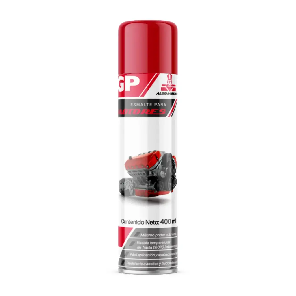 AEROSOL GENERAL PAINT ESMALTE P/MOTOR ROJO (A2391)(E)