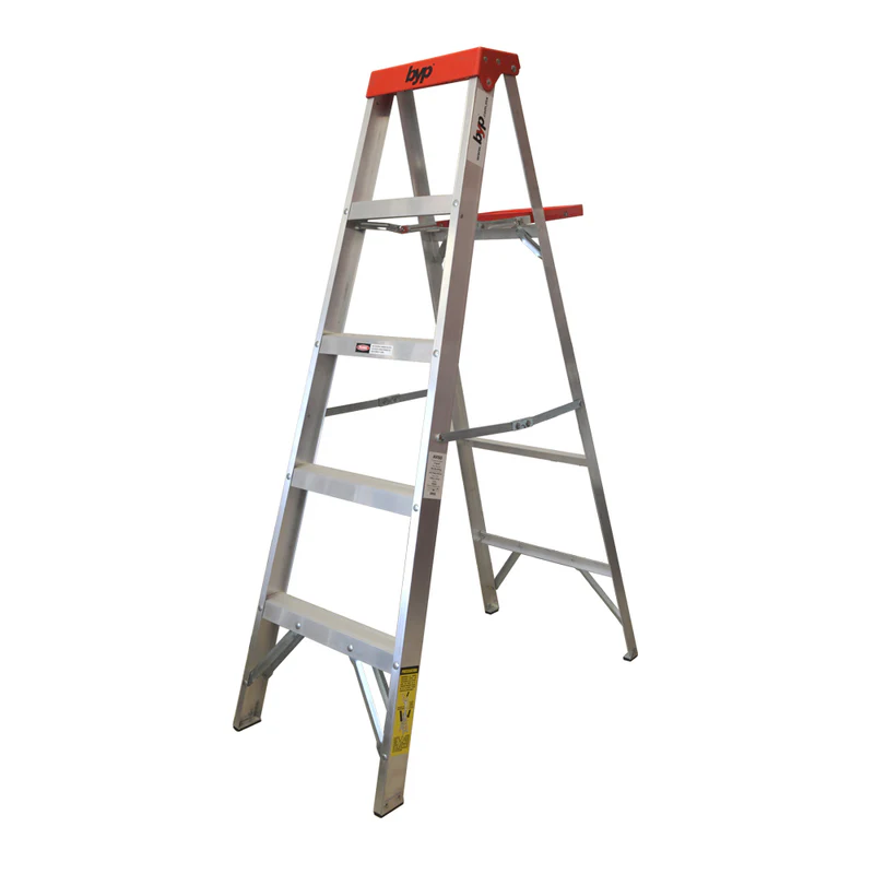BYP ESCALERA DE TIJERA DE ALUMINIO 4 ESCALONES 1.54M (ETR34)
