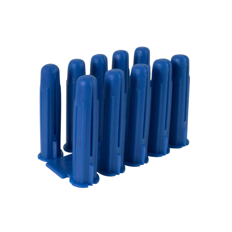 TAQUETE THORSMAN PLÁSTICO TP3 AZUL 3/8" C/100PZ