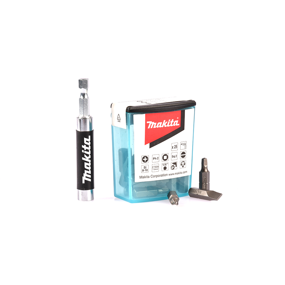 MAKITA GUÍA BUSCADORA HEXAGONAL 3-1/8" C/25 PUNTAS (B-48810)