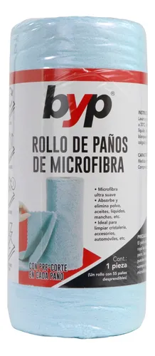 BYP ROLLO DE PAÑOS DE MICROFIBRA (RPM55)