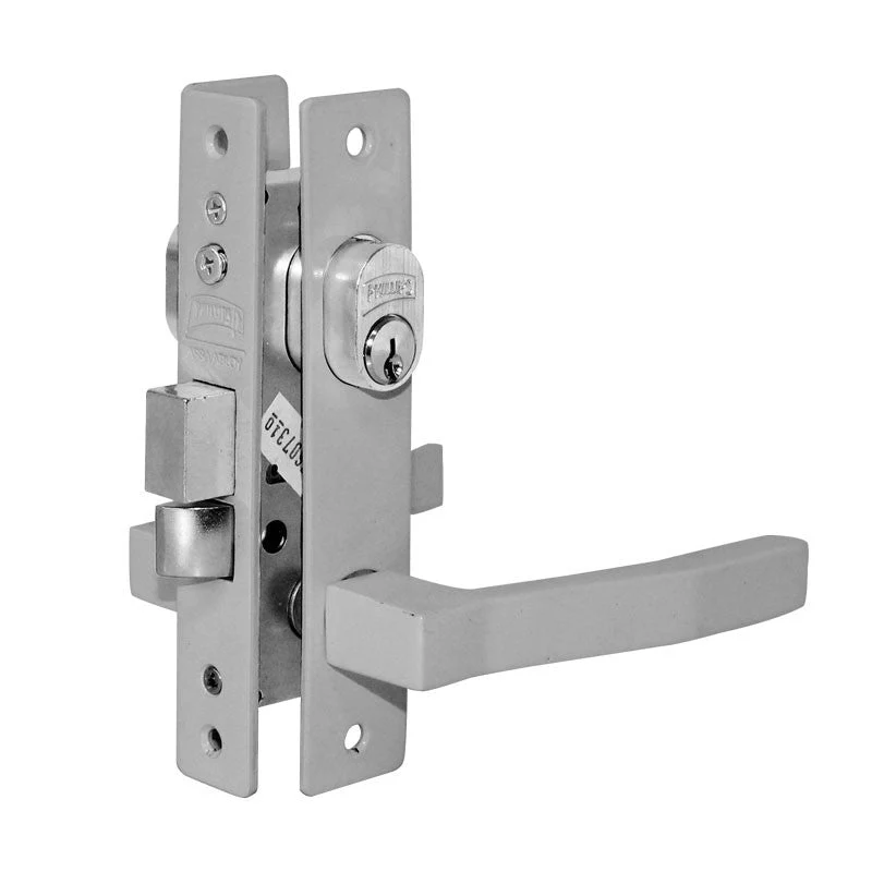 CERRADURA PHILLIPS 550 P/ALUMINIO MANIJA-MANIJA NÍQUEL SATINADO (MX4772)(H)