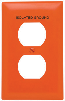 BTICINO PLACA DUPLEX NYLON NARANJA (TP8-IG)