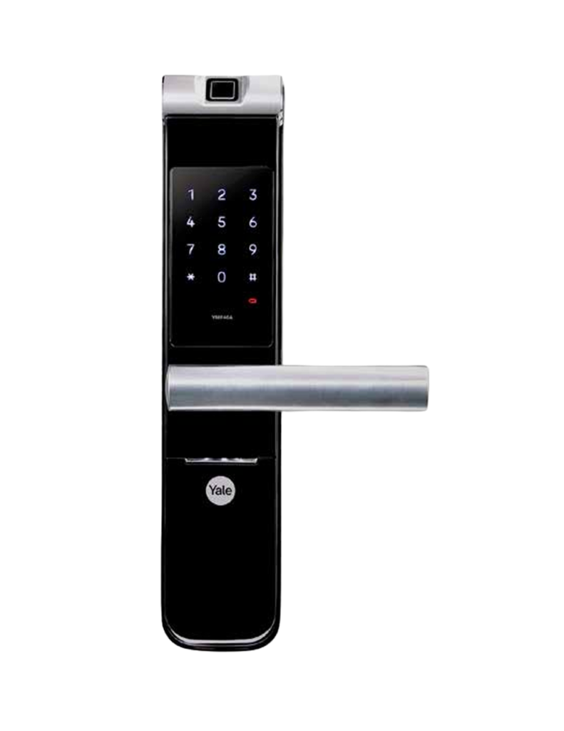 CERRADURA YALE DIGITAL YMF40A NEGRO-NÍQUEL SATÍN (MX89796)