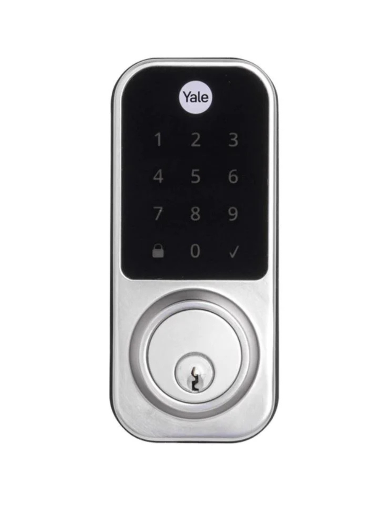 CERROJO YALE DIGITAL YDD120 NÍQUEL SATÍN (MX89813)