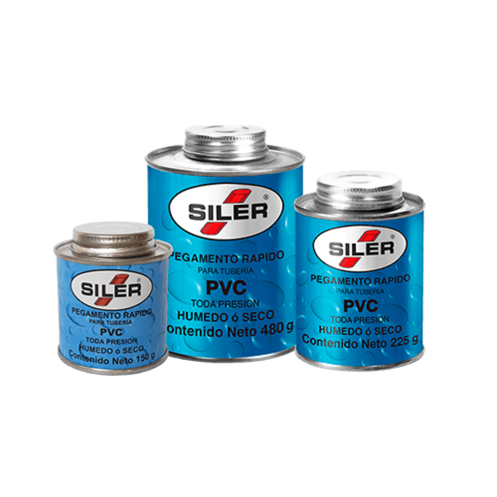 SILER ADHESIVO P/TUBERÍAS PVC HUMEDO-SECO 60GR