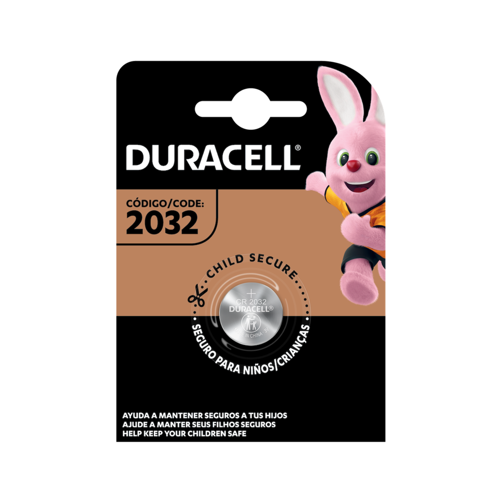 DURACELL PILAS DE BOTÓN DE LITIO 3V 2032