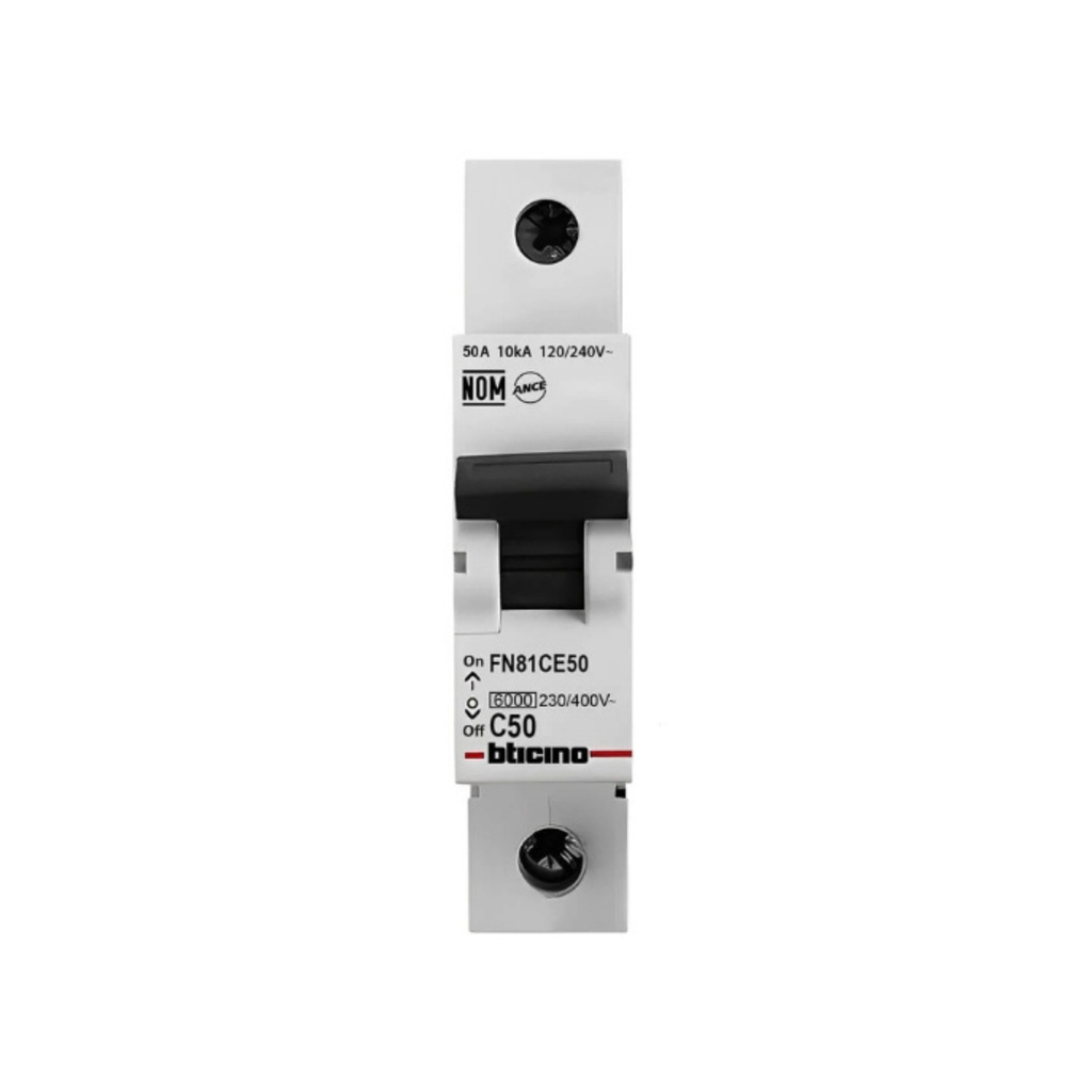 BTICINO INTERRUPTOR MINI DIN 1X50 (FN81CEW50)