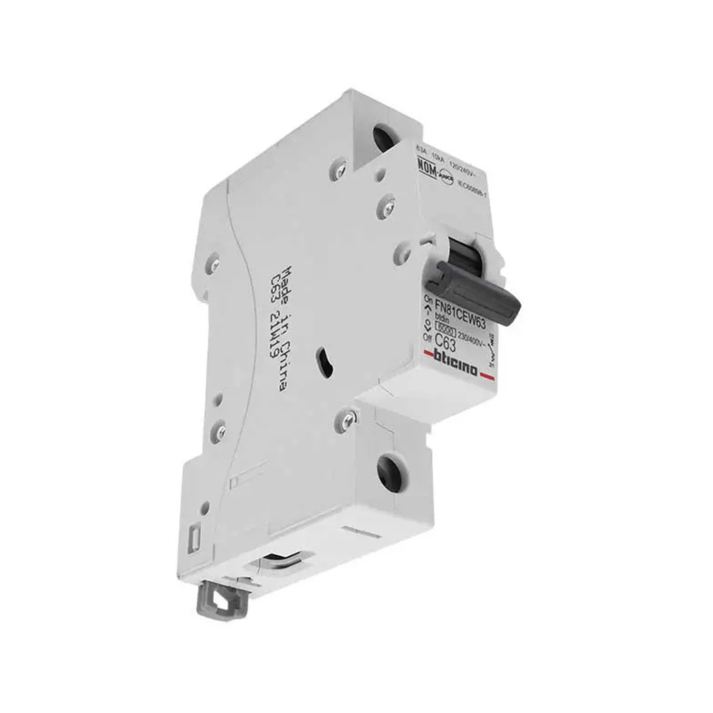 BTICINO INTERRUPTOR MINI DIN 1X63 (FN81CEW63)