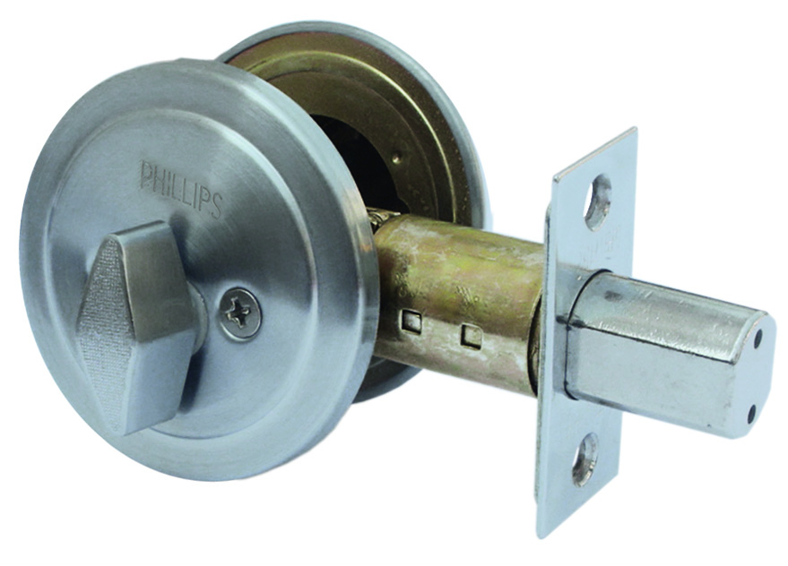 CERROJO PHILLIPS B260P LLAVE-MARIPOSA ACERO INOXIDABLE BLISTER (MX81002)