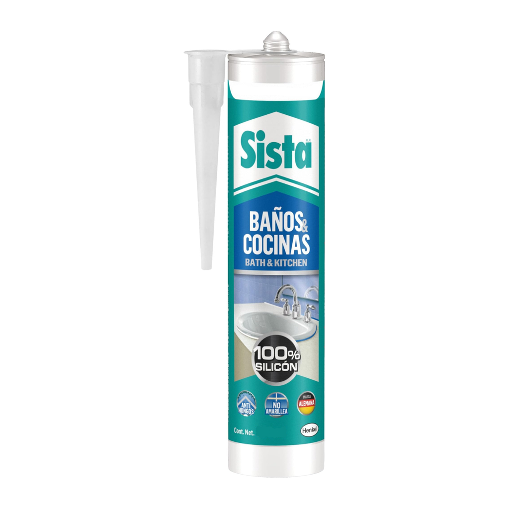 SISTA F101 BAÑOS Y COCINAS TRANSPARENTE 200ML