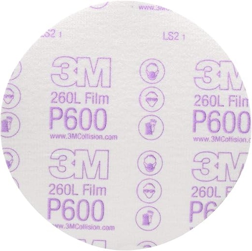 [3MDHGF0600] 3M DISCO HOOKIT GOLD 6" GRANO 600 BLANCO (00971) (H)