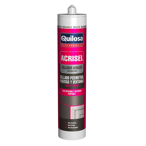 [QLACR0111] ACRISEL QUILOSA ACRÍLICO SILICONIZADO BLANCO 300ML