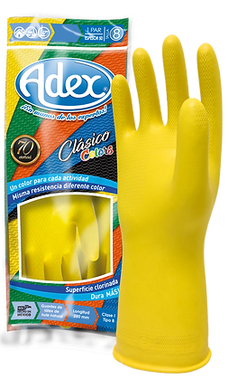 [ADXGCLM-A08] ADEX GUANTE COLORS AMARILLO No.8 PAR