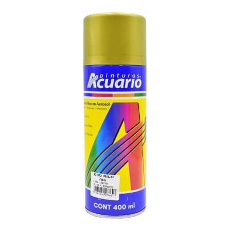 [ARIOAA78605] AEROSOL ACUARIO ORO RICO METÁLICO 400ML (786)(E)