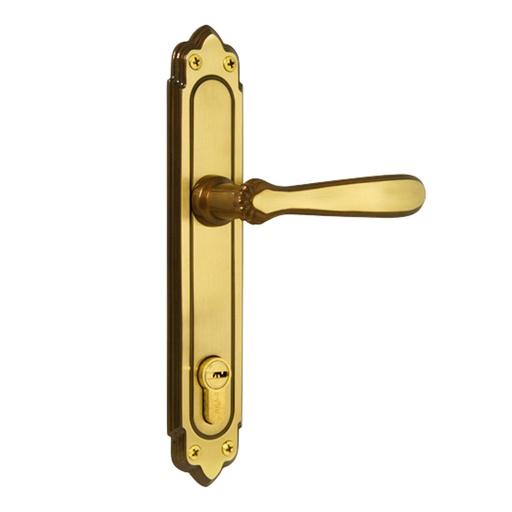 [PHTCEB87802] CERRADURA BARCELONA TESA RB100 ENTRADA MANIJA-JALADERA DERECHA LATÓN PULIDO LLAVE-LLAVE (MX87802)