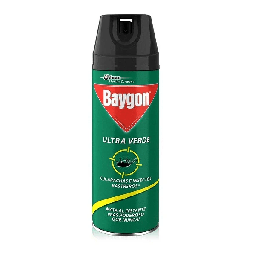 [JHIBV4] BAYGON ULTRA VERDE AEROSOL CHICO 285ML (0395)