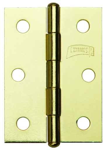 [PHB130ELCTP] BISAGRA PHILLIPS 3" LATÓN C/TORNILLO C/20PZ (MX179)(H)