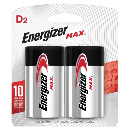 [EVED2] BLISTER C/2 PILAS D ENERGIZER BP2  $35 PZ (H) 