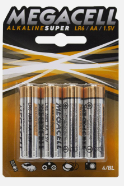 [GVN7LR6] BLISTER C/4 PILAS ALCALINAS MEGACELL "AA" (H)