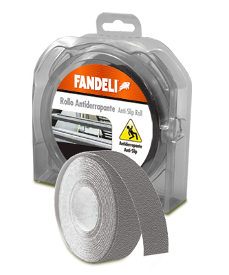 [FACINT72270] CINTA ANTIDERRAPANTE FANDELI GRIS P/EXTERIORES 1"X6M (72270)