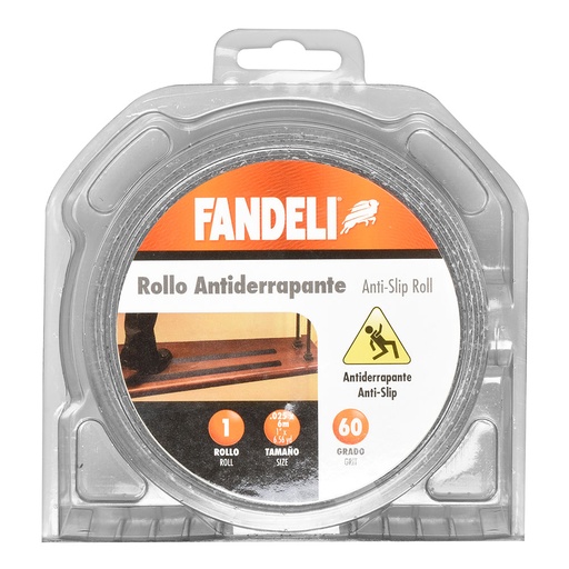 [FACINT26255] CINTA ANTIDERRAPANTE FANDELI NEGRO P/INTERIORES 1"X6M (26255)