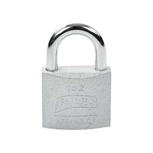 [PHCA102GC] CANDADO PHILLIPS 102 GANCHO CORTO HIERRO (MX3398)(H)