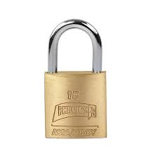 [PHCA015GC] CANDADO PHILLIPS 15 GANCHO CORTO LATÓN MACIZO (MX118)(H)