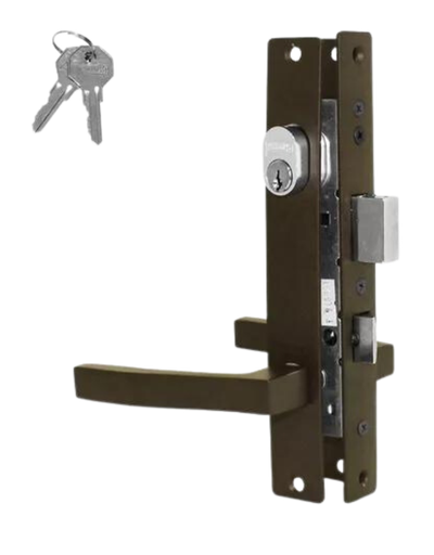 [PHCE575JMBRB] CERRADURA PHILLIPS 575 JALADERA-MANIJA BRONCE P/ALUMINIO (MX1728)(H)