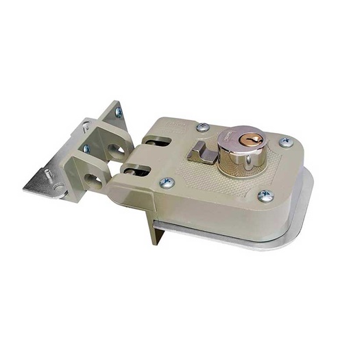 [PHCE625DCIBG] CERRADURA PHILLIPS 625 CLÁSICA DOBLE CILINDRO IZQUIERDA BEIGE SOBREPONER (MX85)(H)