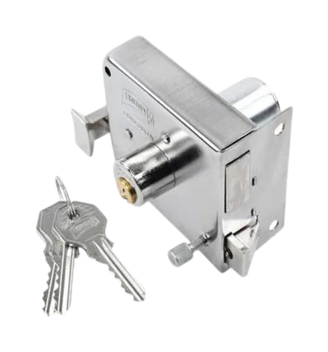 [PHCE715IFIDC4] CERRADURA PHILLIPS 715 INSTAFÁCIL DERECHA CROMO SOBREPONER (MX3586)