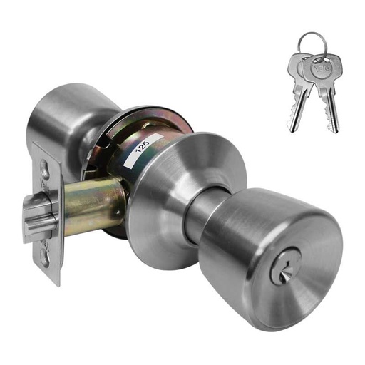 [YACETU40SNS15] CERRADURA YALE TULIP BAÑO NÍQUEL SATINADO (MX80161)