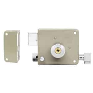 [PHCE720XIBG] CERRADURA PHILLIPS X-720 CLÁSICA IZQUIERDA BEIGE TETRA LLAVE SOBREPONER (MX1740)(H)