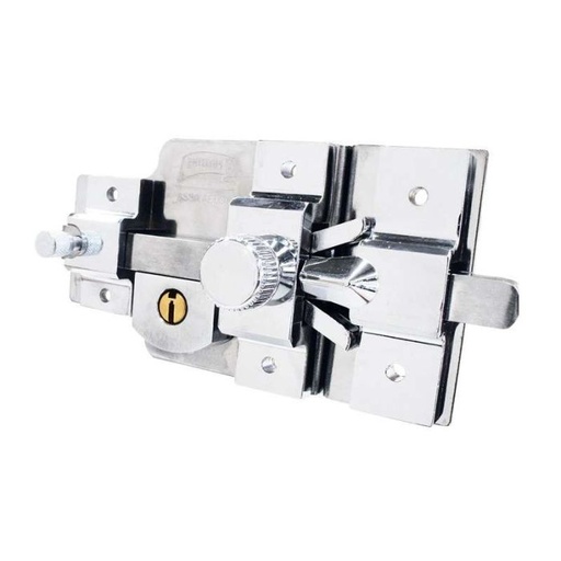 [PHCE850AS5437] CERRADURA PHILLIPS AS-850 DERECHA CROMO LLAVE DE PUNTOS SOBREPONER (MX5437)(H)