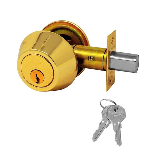 [PHCER262L3] CERROJO PHILLIPS B262P LLAVE-LLAVE LATÓN BLISTER (MX81217)