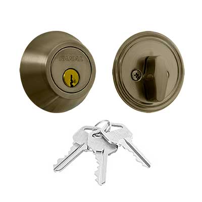 [PHCER260LA5] CERROJO PHILLIPS B260P LLAVE-MARIPOSA LATÓN ANTIGUO BLISTER (MX81215)