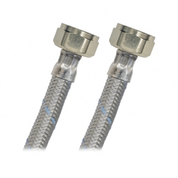 [CX-FABF1/2-55] COFLEX MANGUERA ACERO BÁSICO P/FREGADERO 1/2"FIP x 1/2"FIP 55CM (LL-A55)