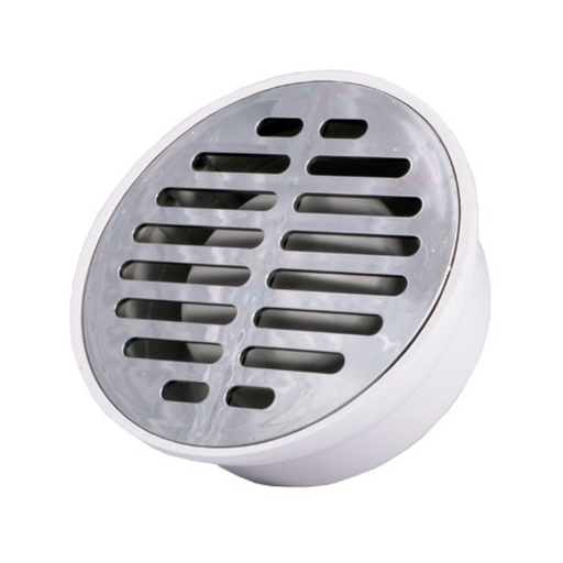 [CX-CD101] COFLEX COLADERA UNIVERSAL C/REJILLA PLÁSTICA CROMADA (PC-101)