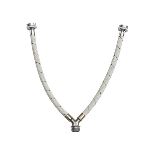 [CX-LVDA030] COFLEX MANGUERA VINILO BLANCO "Y" P/LAVADORA 3/4" N.H. x 3/4" N.H. 30CM (VWBY-A30)
